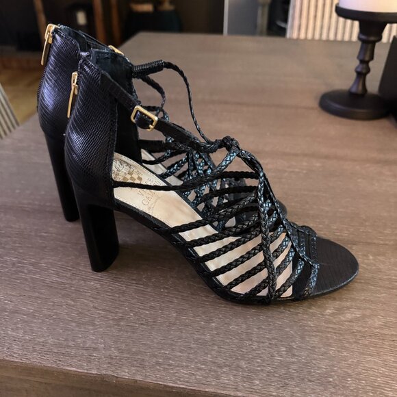 Vince Camuto Shoes - Vince Camuto, Black Sandals, Size 8 1/2